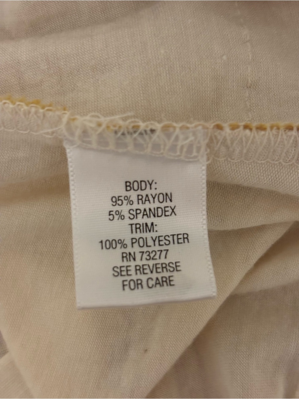 Cream and Yellow Layered Ruffle Tank - Picture 4 of 8